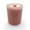 Świeca Sojowa różowy mat ręcznie robiona 230 ml zapach - Powietrze po burzy