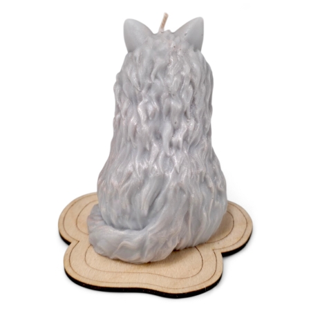 Świeca Sojowa zapachowa wolnostojąca kot maine coon - Toskańska Winnica