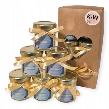 Zestaw prezentowy świeca świece sojowe Czas Na RELAKS Prezent Walentynki