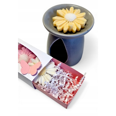 Woski wosk sojowy do kominka zapachowego ceramicznego prezent Bursztyn